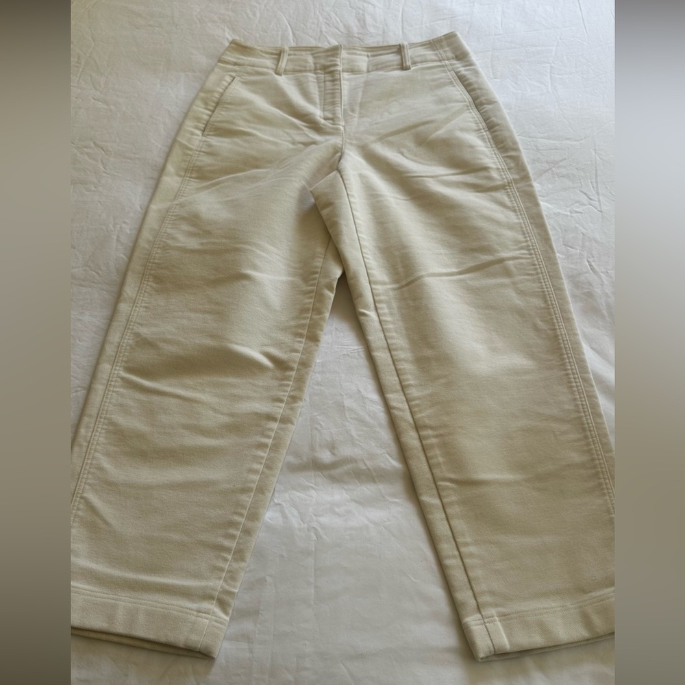 Theory vanilla ivory Trousers